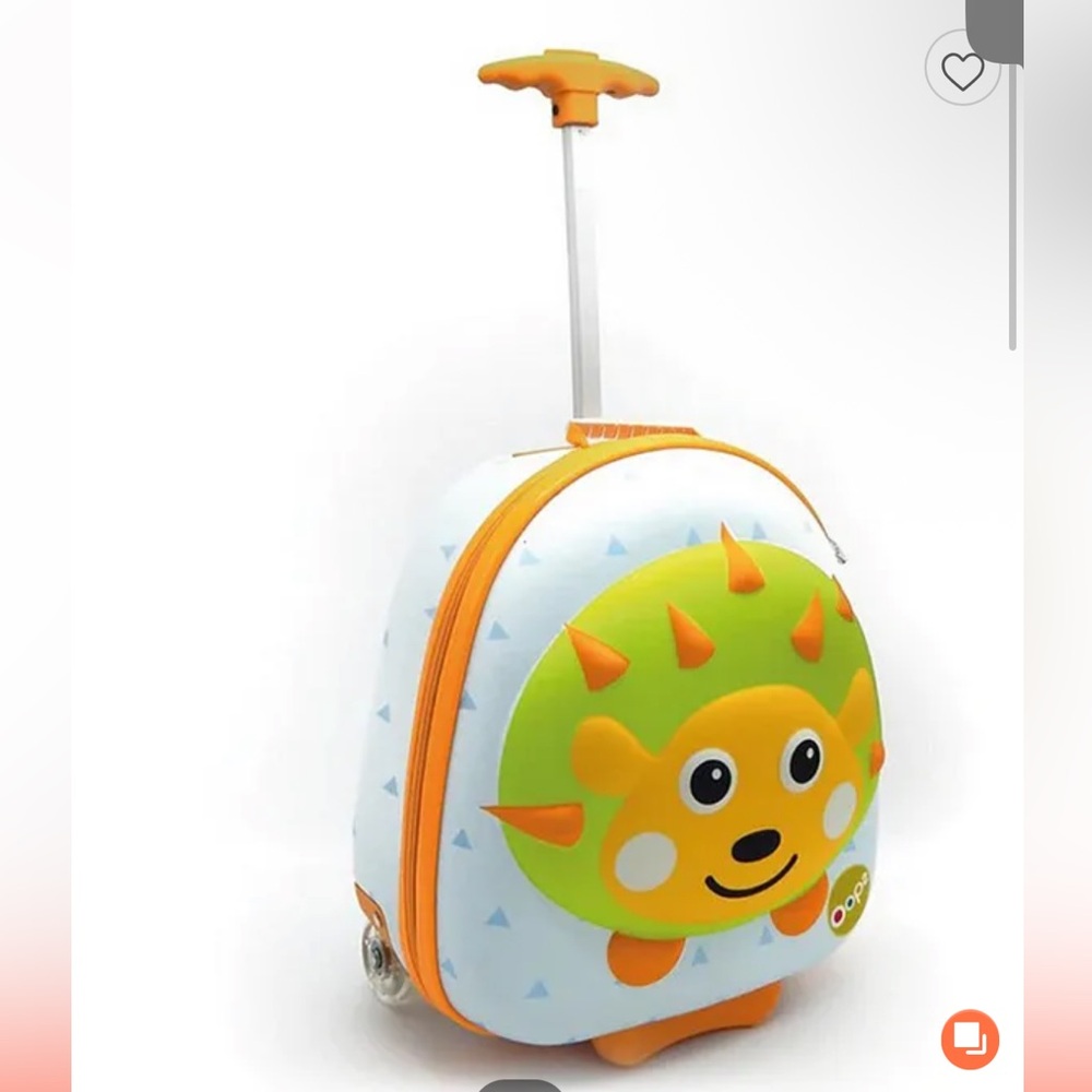Blue and Orange Kids' Suitcase